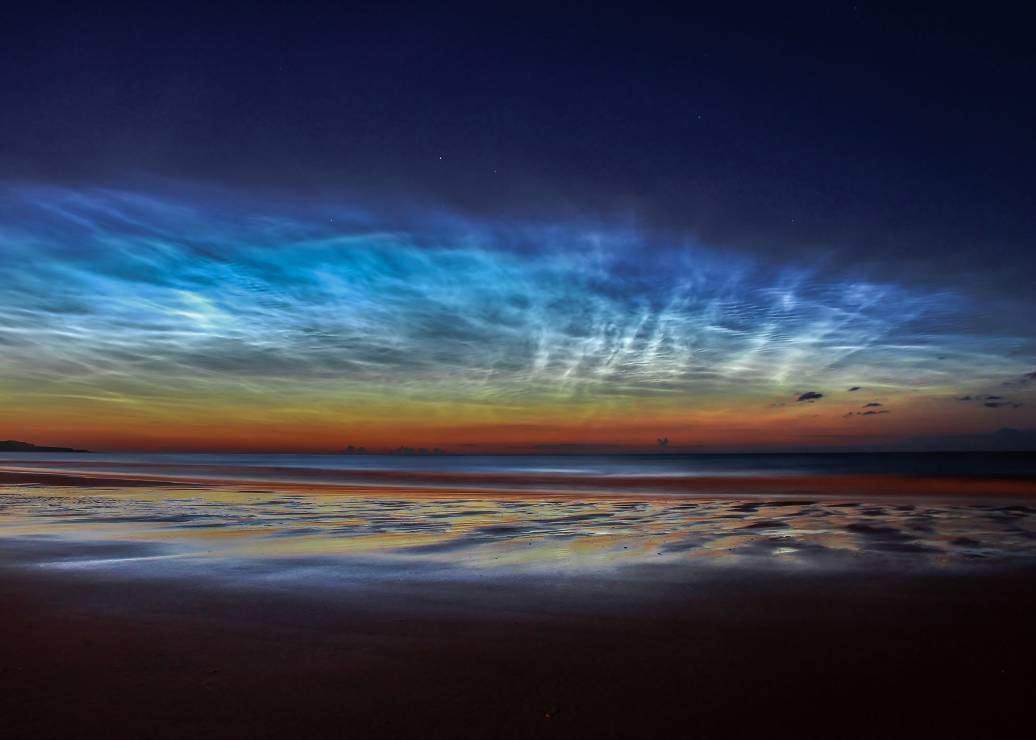 Sunderland Noctilucent Cloud Display © Matt Robinson