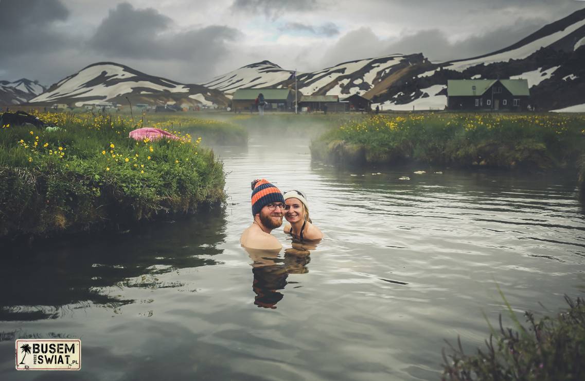 Gorące źródła na Islandii