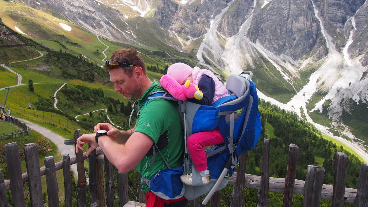 Z dzieckiem w Alpach