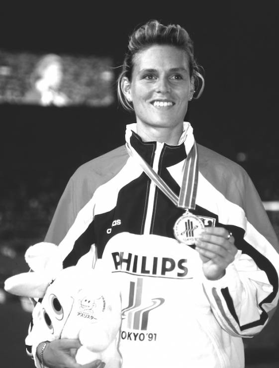 1991 - Katrin Krabbe (Niemcy) - sprint