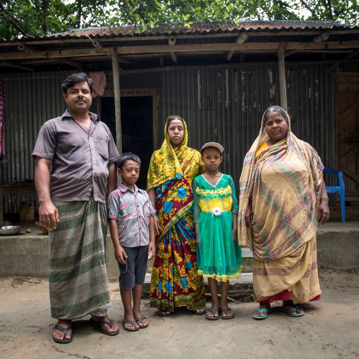 9. Rodzina Mondol z Bangladeszu