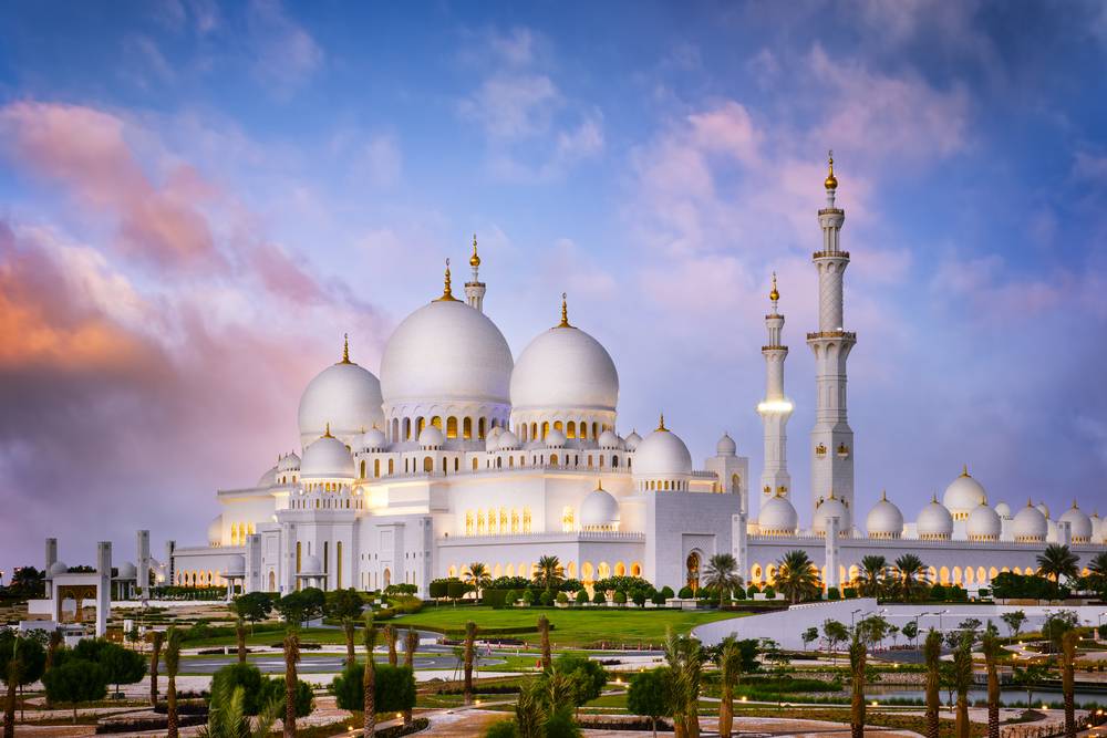 2. Wielki Meczet Sheikh Zayed, Abu Zabi, Zjednoczone Emiraty Arabskie
