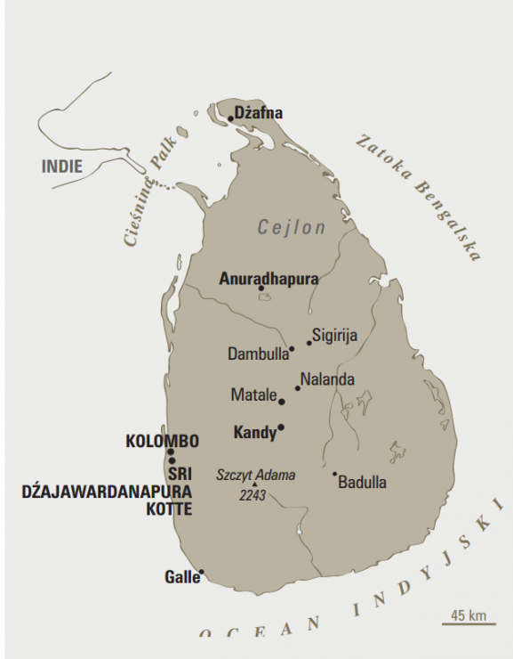 Cejlon (dziś: Sri Lanka)