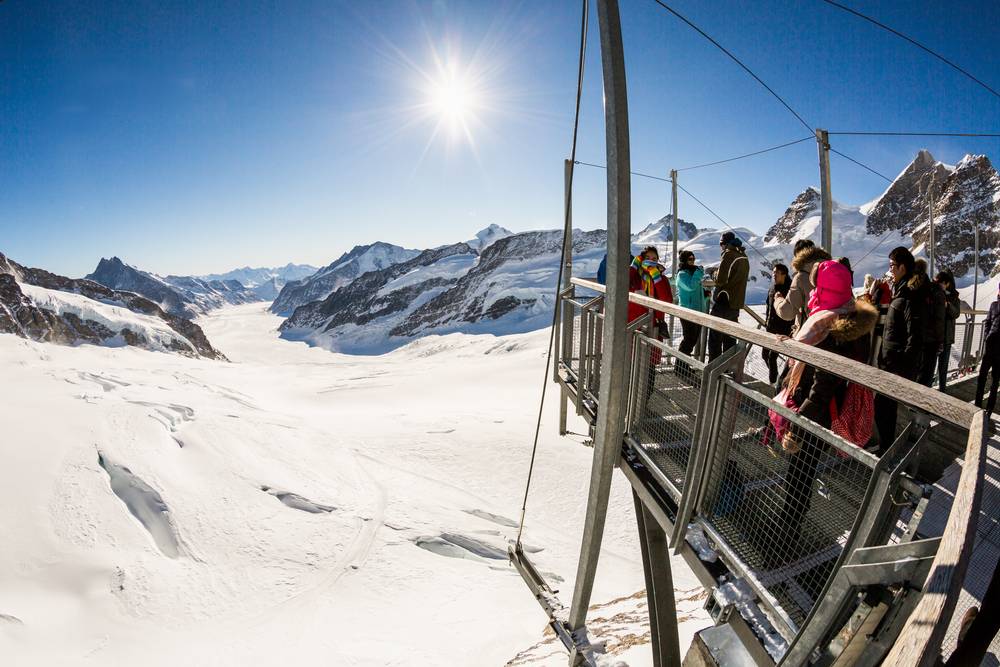 Szwajcarski Jungfrau: narty z „dziewicą”