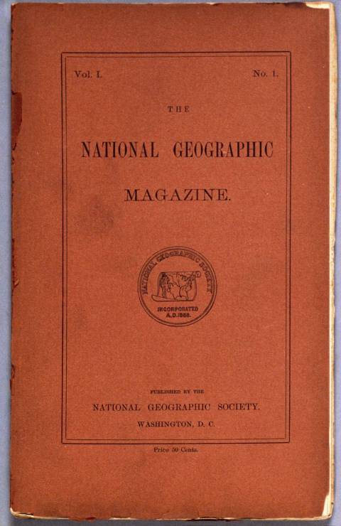 Pierwsza okładka National Geographic