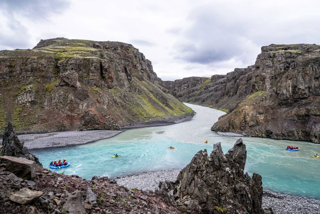 Wikingowie w kajakach, czyli rafting na Islandii