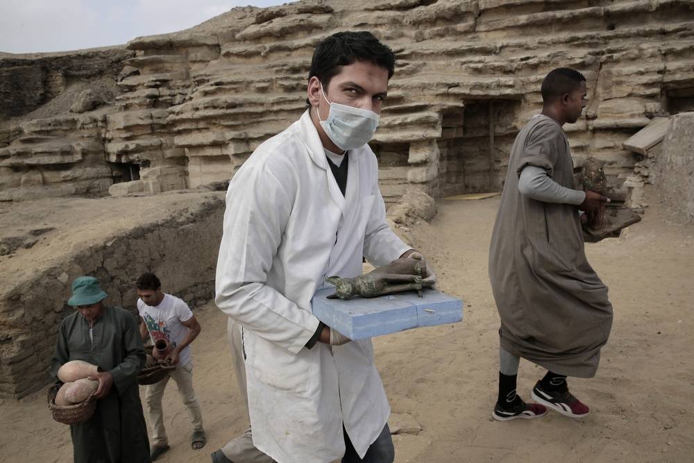 Archeolodzy w Sakkarze