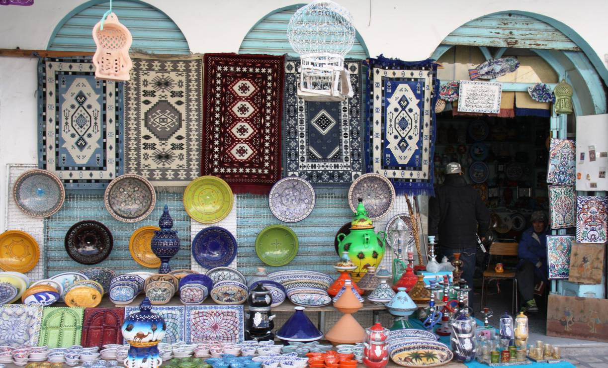Tunis medyna, ceramika