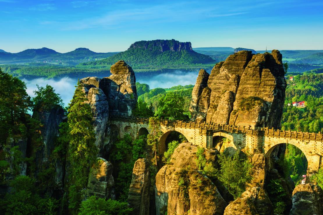 Park Narodowy Saskiej Szwajcarii to wymarzone miejsce dla wspinaczy skałkowych