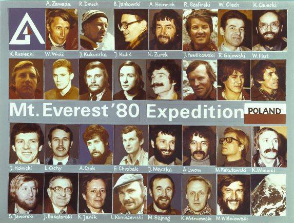 Członkowie wyprawy na Mount Everest