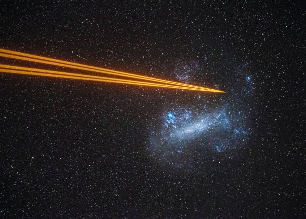 Wyróżnienie w kategorii Galaktyki: Atak na Wielki Obłok Magellana / Juan-Carlos Munoz-Mateos (Hiszpania)
