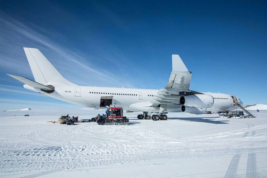 Airbus na Antarktydzie