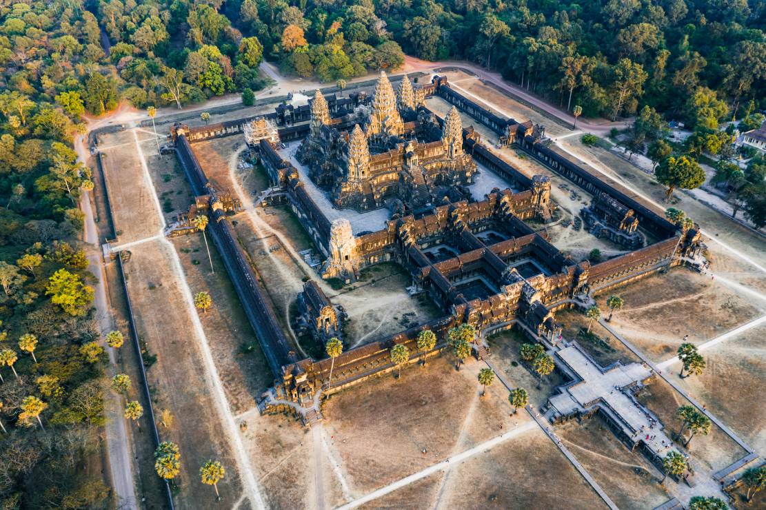Angkor Wat z drona