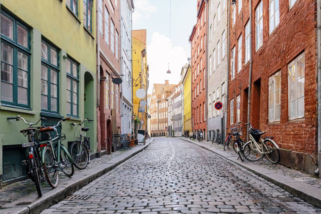 Po Kopenhadze wygodnie podróżuje się rowerem