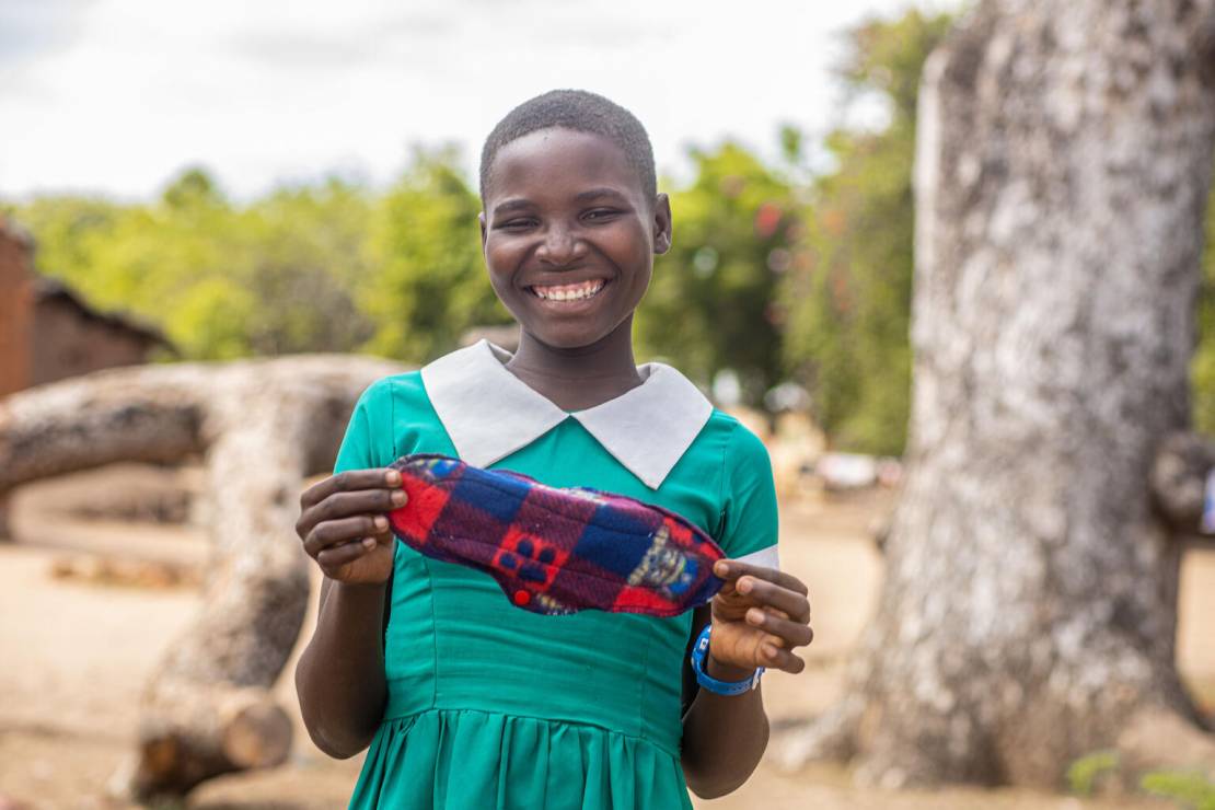 W Malawi dziewczynki opuszczają w ciągu roku średnio od 12 do 26 dni szkoły z powodu miesiączki