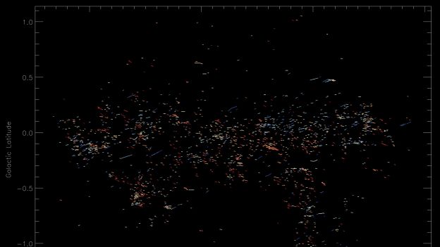 W centrum Drogi Mlecznej odkryto setki tajemniczych włókien. Wybiegają z czarnej dziury w naszym kierunku (fot. Farhad Yusef-Zadeh/Northwestern University)