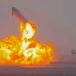 Moment wybuchu prototypu Starship SpaceX (fot. NASA/YouTube)