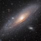 Galaktyka Andromedy. Jak zobaczyć ją na niebie? Kiedy zderzy się z Drogą Mleczną? (fot. Giuseppe Donatiello, Wikimedia Commons, CC0)
