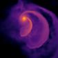 Te czarne dziury są niepoprawnymi żarłokami. Pożerają gwiazdy, zostawiając po sobie ogromny bałagan (fot. Fulya Kıroğlu/Northwestern University)