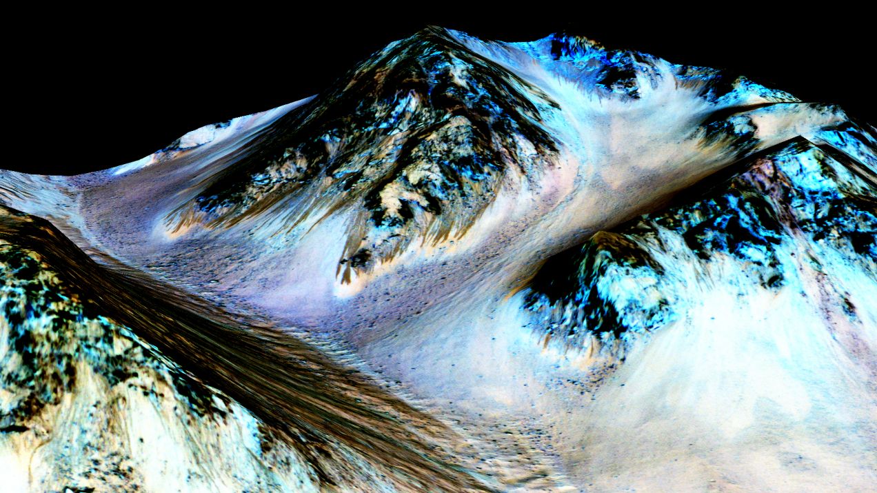 NASA. Mars - jest woda na tej planecie