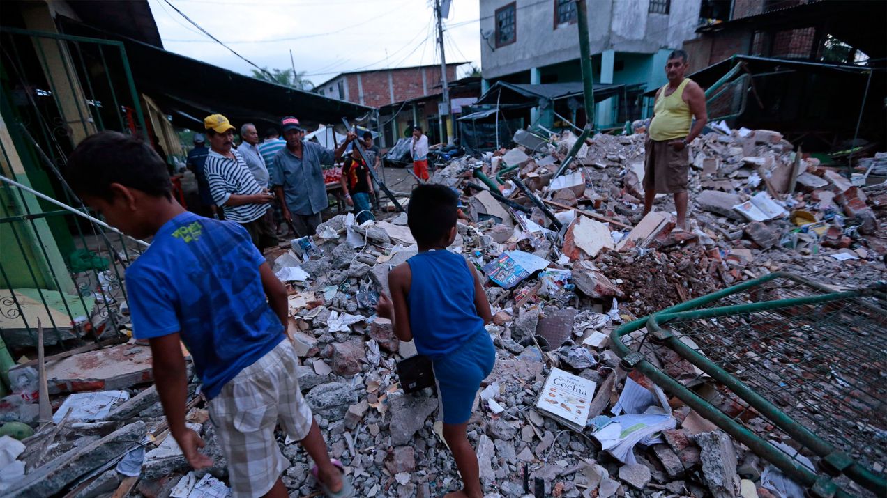 ekwador trzęsienie ziemi