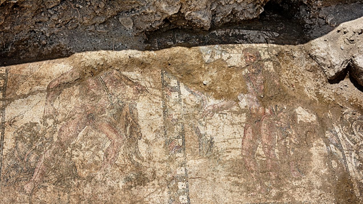 Mozaika odkryta na Cyprze