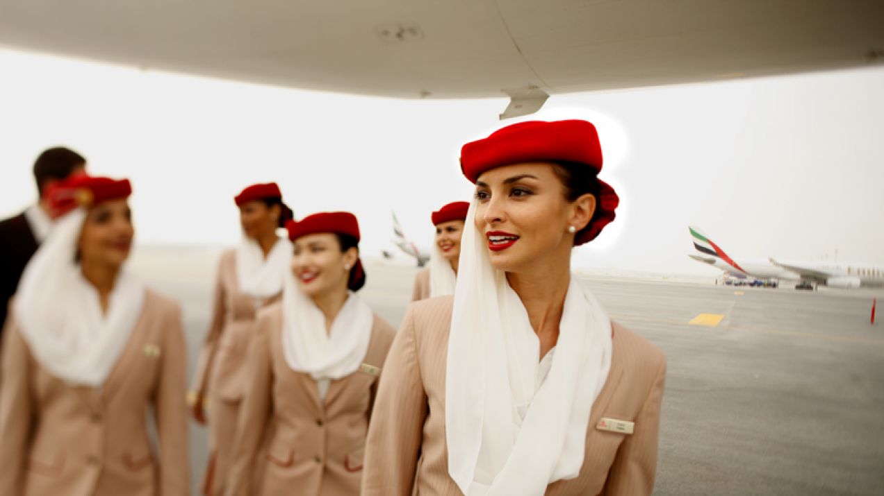 Sekerty urody stewardess Emirates