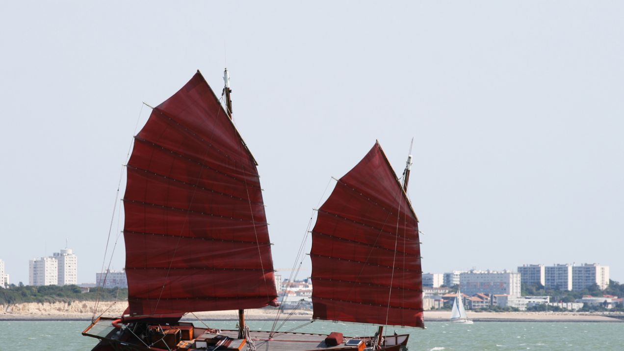 Chińska łódź - dżonka