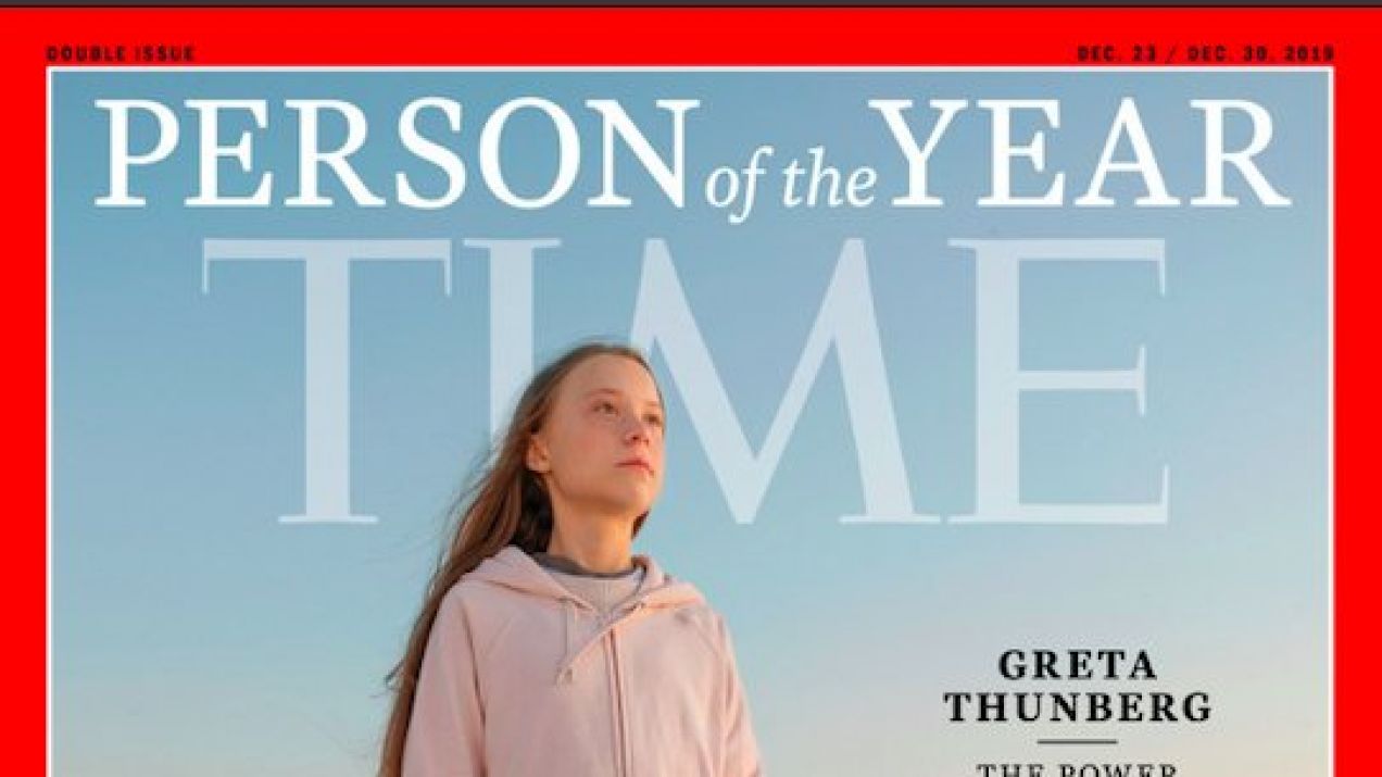 Greta Thunberg człowiekiem roku magazynu "Time"