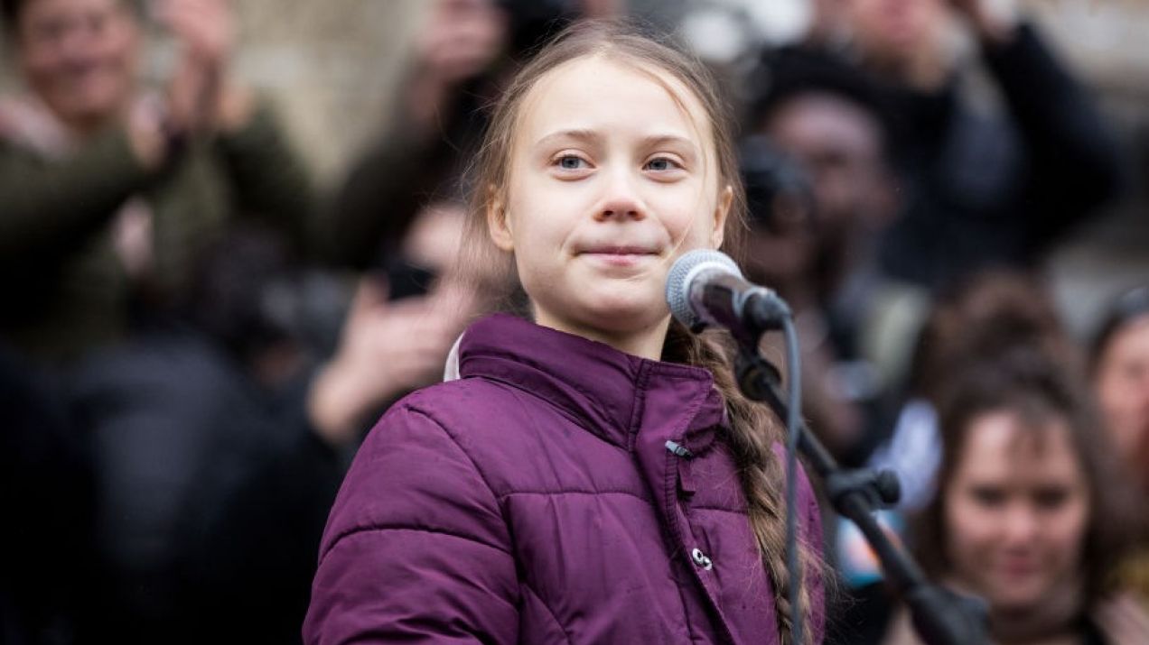 Greta Thunberg jest ikoną ruchu ekologicznego (Photo by Ronald Patrick/Getty Images)
