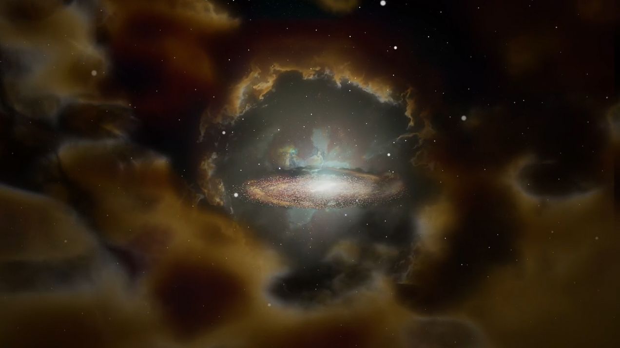 Dysk Wolfe’a nie powinien istnieć. Niezwykła galaktyka zaprzecza wiedzy o kosmosie fot. NRAO/AUI/NSF