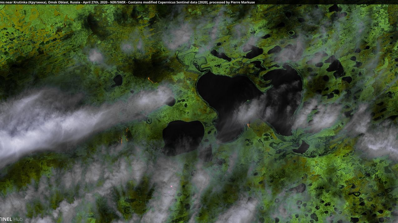 Obraz satelitarny znad rejonów Arktyki (fot. Pierre_Markuse/CC by 2.0)