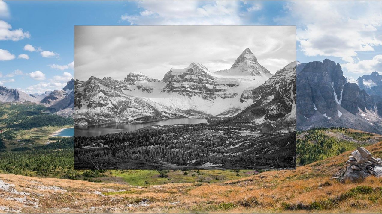 Porównując fotografie naukowcy mogli sprawdzić, jak bardzi zmiany klimatu wpłynęły na górski krajobraz (fot. Mountaint Legacy Project)