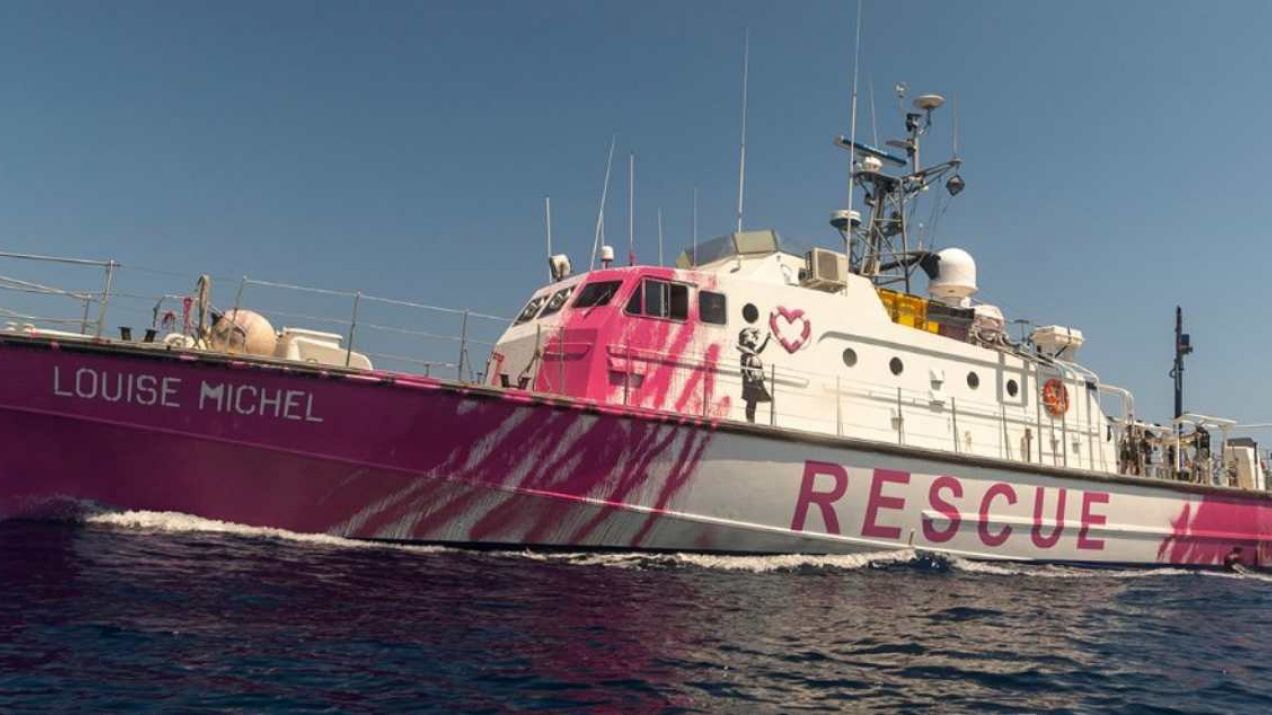 Banksy zapłacił za łódź do ratowania migrantów na Morzu Śródziemnym