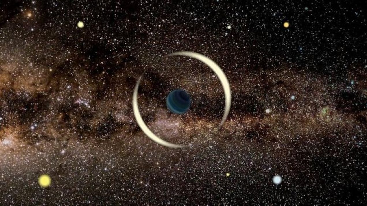 Obiekt znajduje się kilkanaście tysięcy lat świetlnych od Słońca i prawdopodobnie jest to samotna planeta (fot. Obserwatorium Astronomiczne Uniwersytetu Warszawskiego/Jan Skowron)