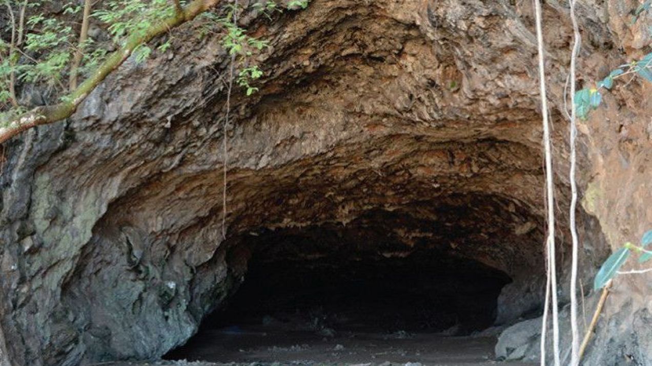 Jaskinia, w której znaleziono grób sprzed 8000 lat (fot. Australian National University)