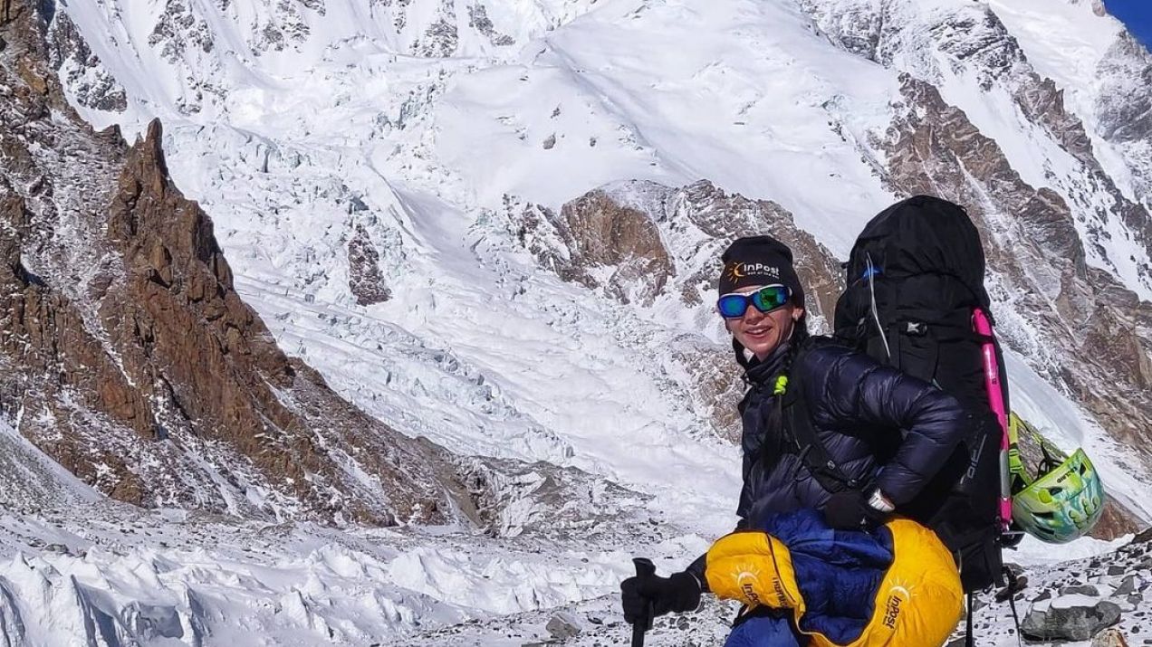 Magdalena Gorzkowska obozuje pod K2 od początku stycznia (fot. Instagram/magdensz)
