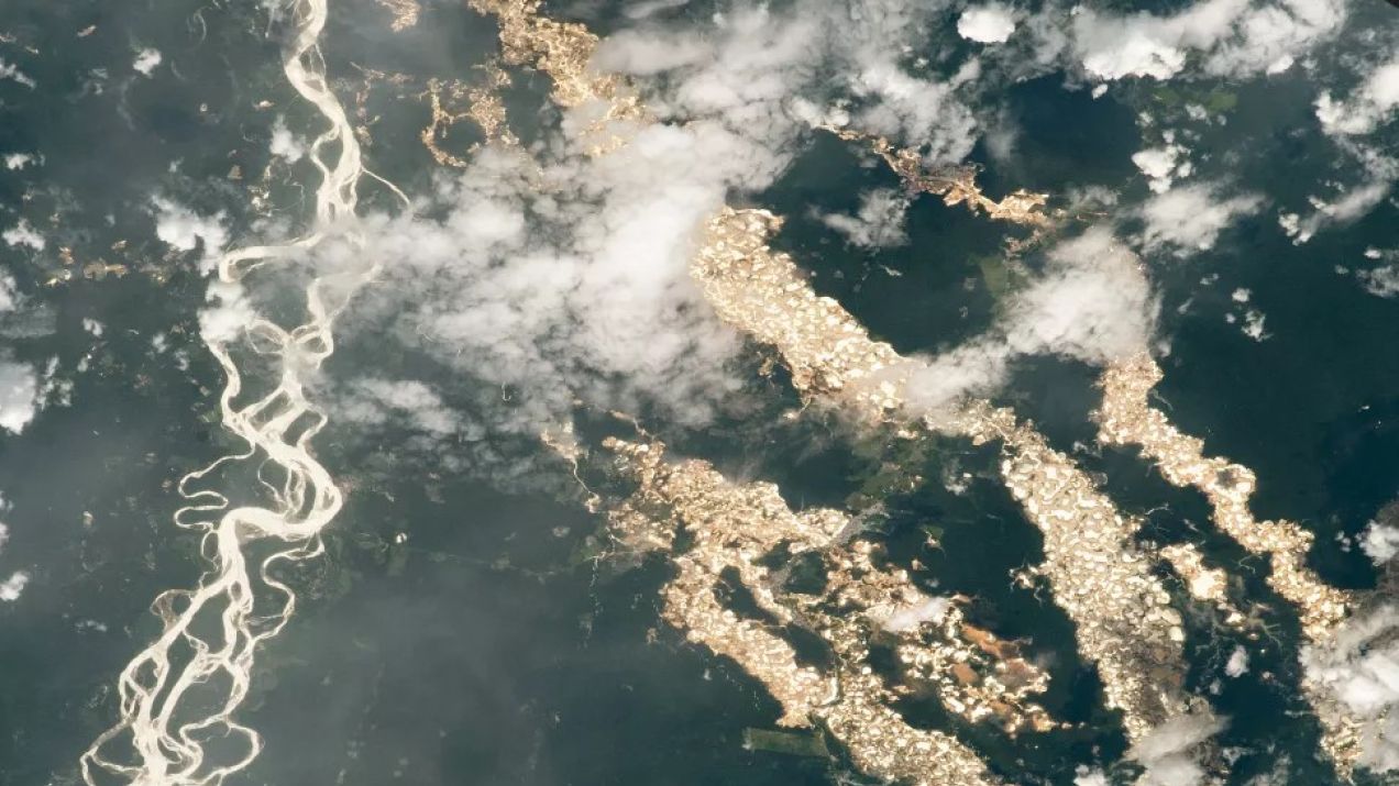 Zdjęcie zrobiono z pokładu Międzynarodowej Stacji Kosmicznej (fot. NASA)