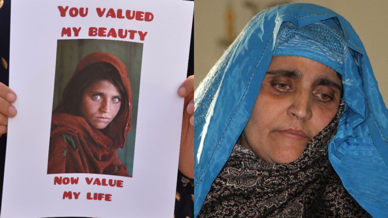 „Afgańska dziewczyna” Sharbat Gula została ewakuowana z Afganistanu do Włoch