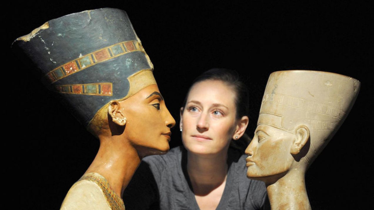 Sztuka starożytnego Egiptu - cenne rzeźby, malarstwo i architektura (fot. Fiona Hanson - PA Images via Getty Images)