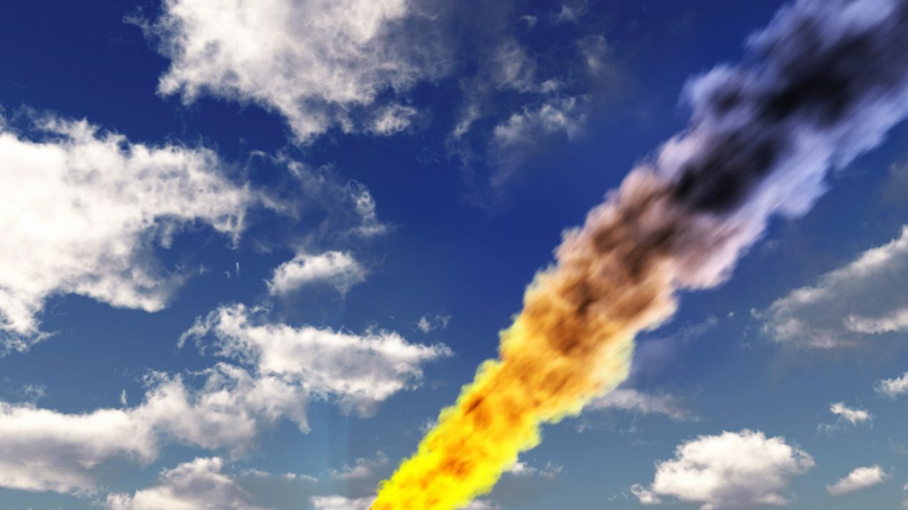 Odtajniono dane o niezwykłym zdarzeniu: w 2014 r. w atmosferze Ziemi spłonął obiekt spoza Układu Słonecznego! (fot. Getty Images)