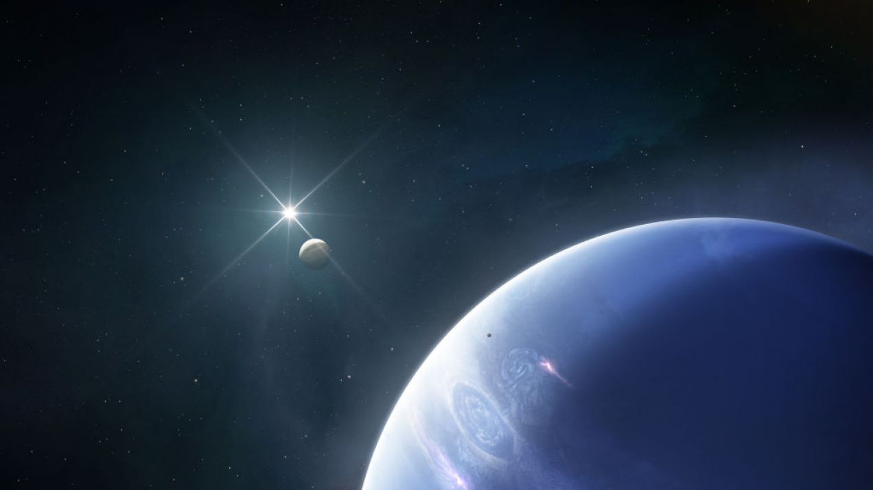 Neptun ciekawostki. Na tej planecie diamenty spadają z nieba! Co wiemy o ósmej planecie Układu Słonecznego? (fot. Tobias Roetsch/Future Publishing via Getty Images)