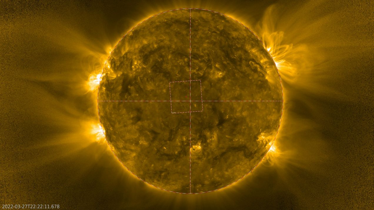 Sonda Solar Orbiter nagrała niesamowity film pokazujący słoneczny biegun i „słonecznego jeża”. To trzeba zobaczyć! (fot. ESA)