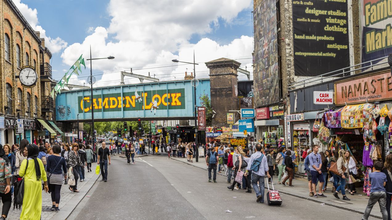 W Camden Town narodziła się popkultura lat 60. Dziś to najbardziej kolorowa dzielnica Londynu z kultowym targiem