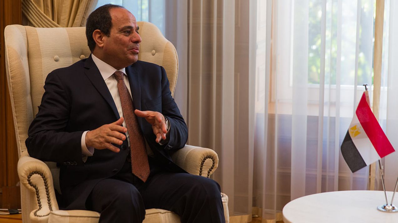 Abd al-Fattah as-Sisi: współczesny faraon. Jak rządzi Egiptem? (fot. Michaud Gael/NurPhoto via Getty Images)