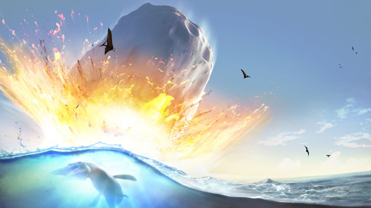Tajemniczy krater znaleziony w oceanie może mieć związek z zagładą dinozaurów (fot. Getty Images)