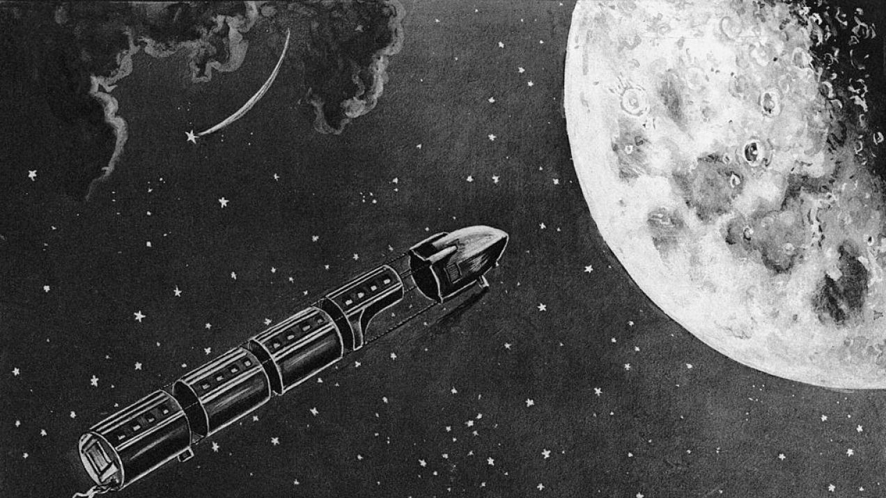 Marzenie o Księżycu. Jak Juliusz Verne zainspirował konstruktorów pierwszych rakiet kosmicznych (fot. Hulton Archive/Getty Images)