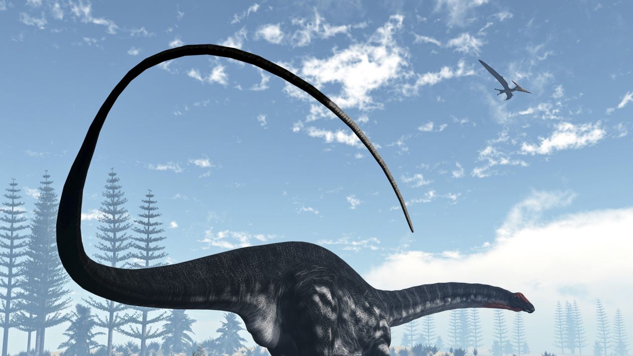 Czy dinozaury potrafiły machnąć ogonem tak szybko, że wywoływały grom dźwiękowy? Znamy już odpowiedź (fot. Getty Images)