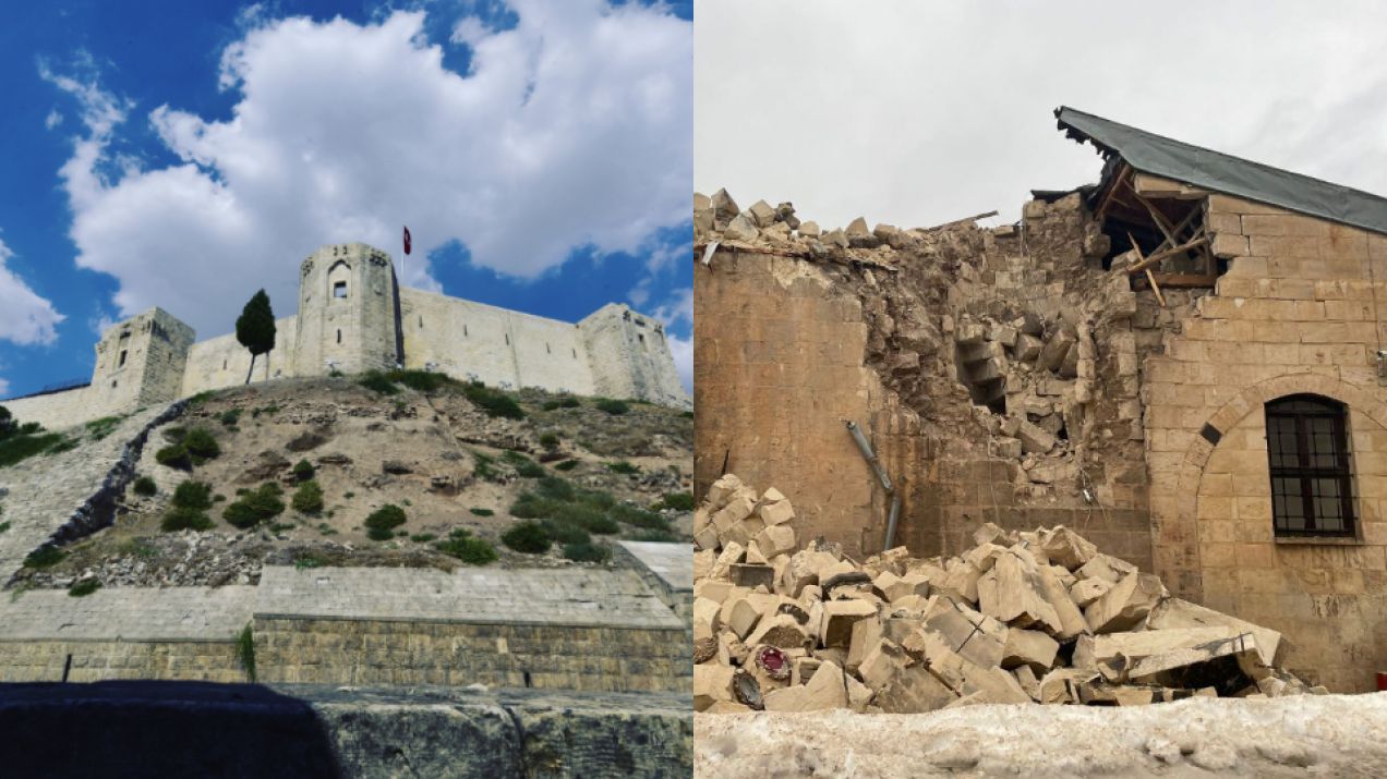 Trzęsienie ziemi w Turcji zniszczyło historyczny Zamek Gaziantep