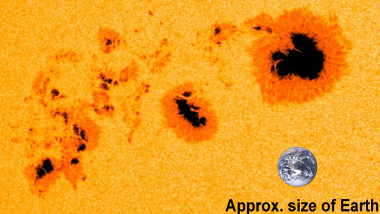 Plamy na Słońcu – jak powstają i co nam mówią o aktywności Słońca? (fot. NASA/SDO)